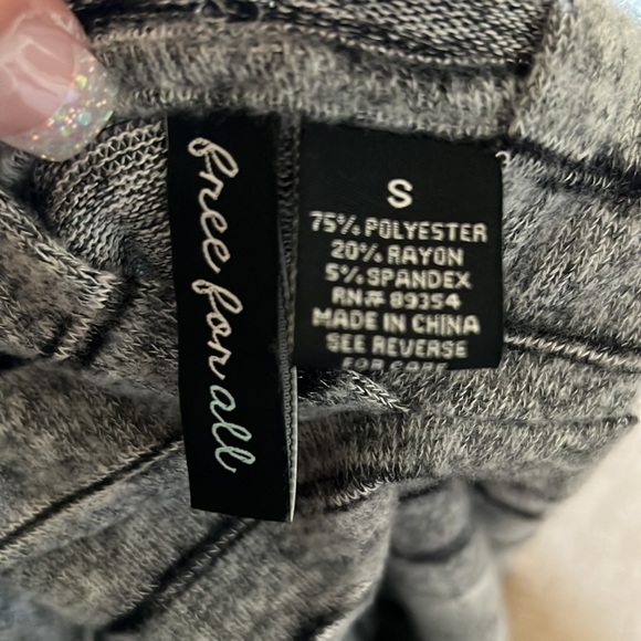 LOOSE FIT THIN FLEECE HOODED TOP - Picture 4 of 4